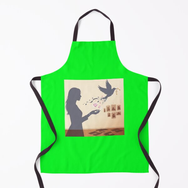 Item preview, Woman Silhouette Receiving Pink Heart Jewels designed and sold by AbanoubStore.