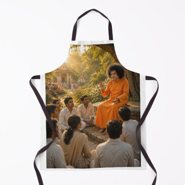 Item preview, Guru Poornima Series – Sathya Sai Baba Divine Wisdom Gathering Wall Art designed and sold by Homyar.