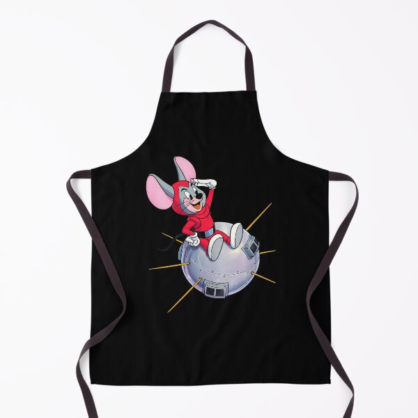 Item preview, Retro Space Mouse on Satellite – 1950s Sci‑Fi Cartoon Illustration designed and sold by Analog Aura .