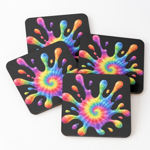 Item preview, Rainbow Tie-Dye Paint Splash designed and sold by jgvisualarts.