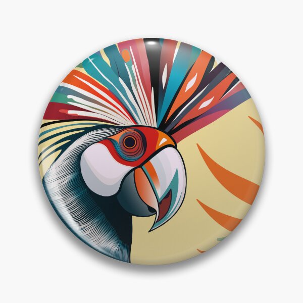 Item preview, Abstract Crested Parrot designed and sold by PAPEFOLIA.