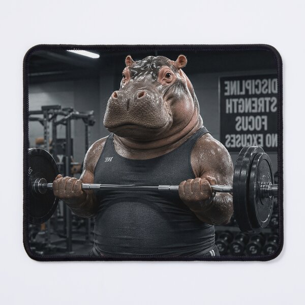 Item preview, Funny Fitness Animal Illustration designed and sold by Gdmark.