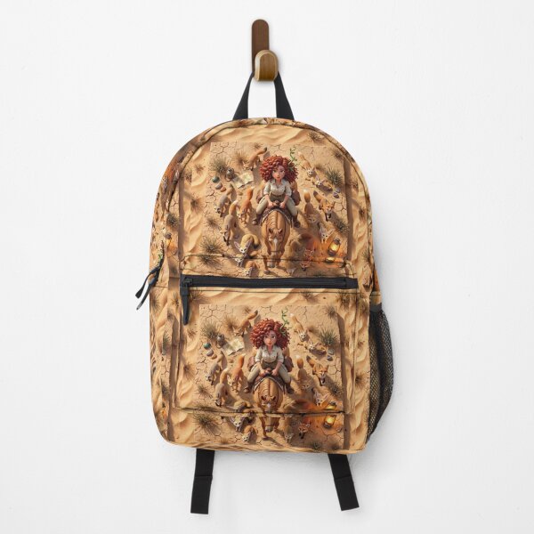 Item preview, Desert Explorer and Her Pack of Foxes designed and sold by Azurart2.