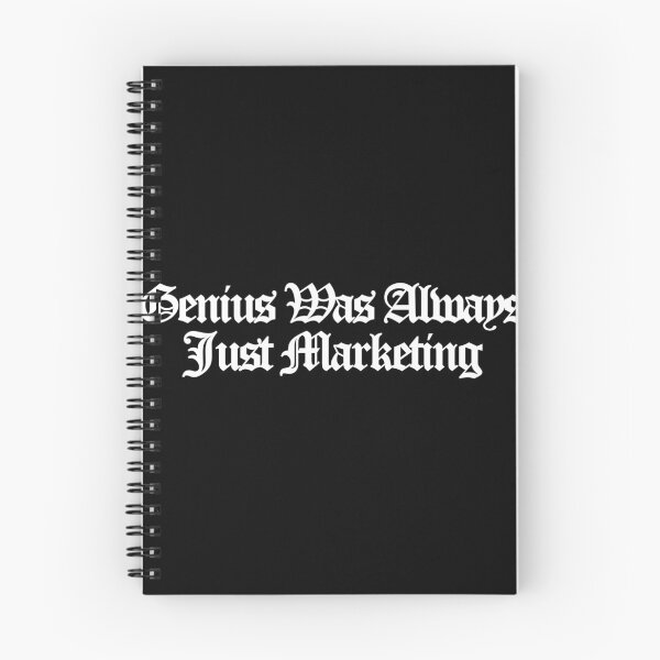 Item preview, Genius Was Always Just Marketing - The Audacity Art designed and sold by dsxclothing.