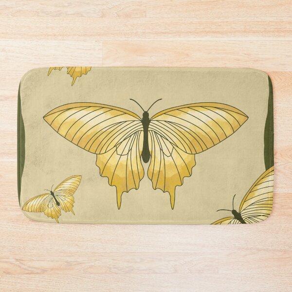 Item preview, Golden Butterfly Botanical Collage designed and sold by Fern&Lantern.
