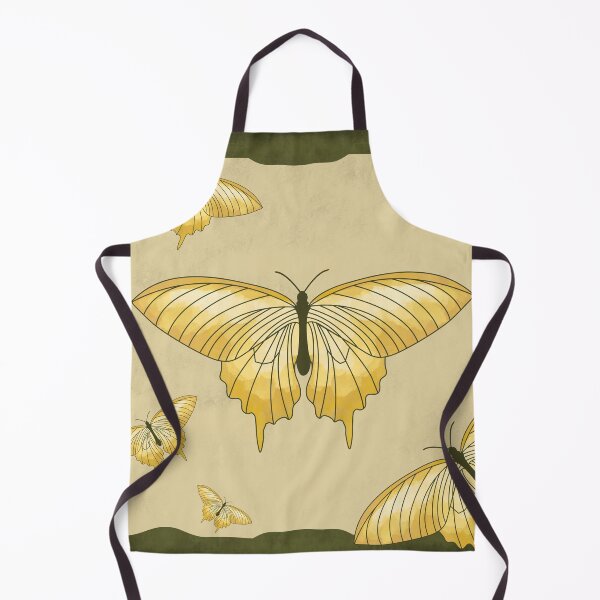 Item preview, Golden Butterfly Botanical Collage designed and sold by Fern&Lantern.