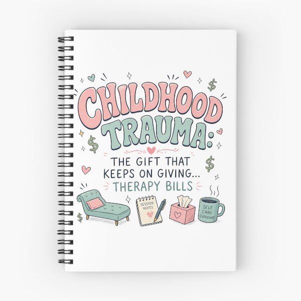 Item preview, Childhood Trauma keeps giving therapy bills designed and sold by 2guysyarn.
