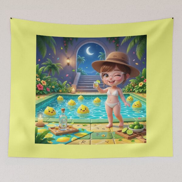 Item preview, Summer Vibes Bikini Girl designed and sold by Azurart2.