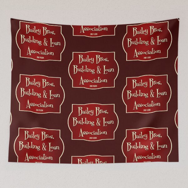 Item preview, Bailey Bros. Building and Loan Red designed and sold by Normbot2000.