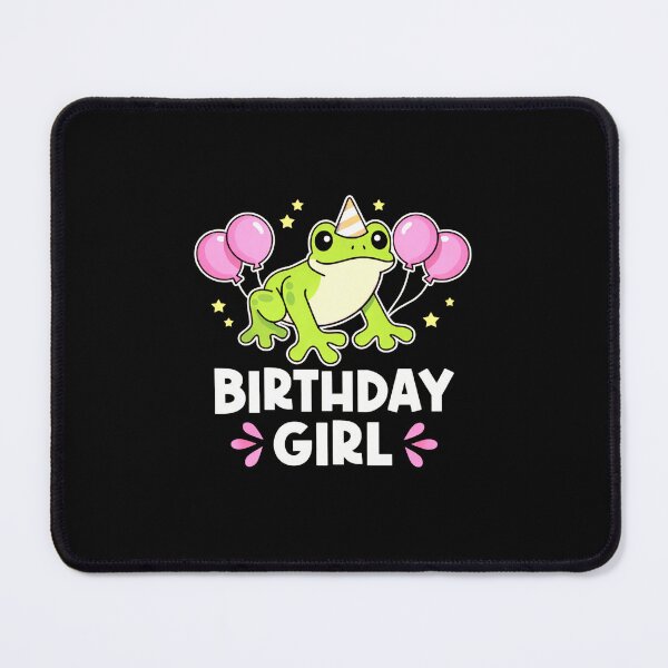 Item preview, Birthday Girl Cute Frog Party Birthday Design designed and sold by MiALopezArt.