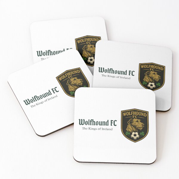 Item preview, Wolfhound FC - The Kings of Ireland - Green Font designed and sold by Irish Wolfhound Central.