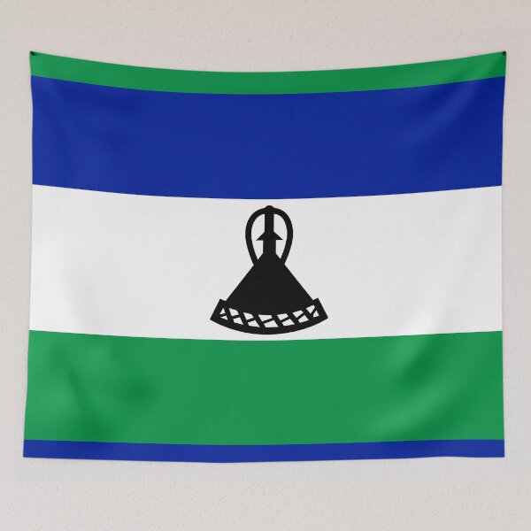 Item preview, Flag Of Lesotho LS designed and sold by shitpostee.