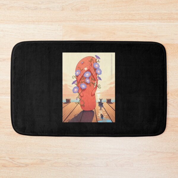 Item preview, Giant Orange Sandal Ocean Flower Fantasy designed and sold by AbanoubStore.