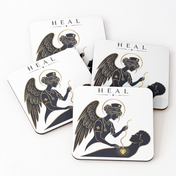 Item preview, Heal:Angelic Nurse Healing and Compassion designed and sold by Northern Glow Art.
