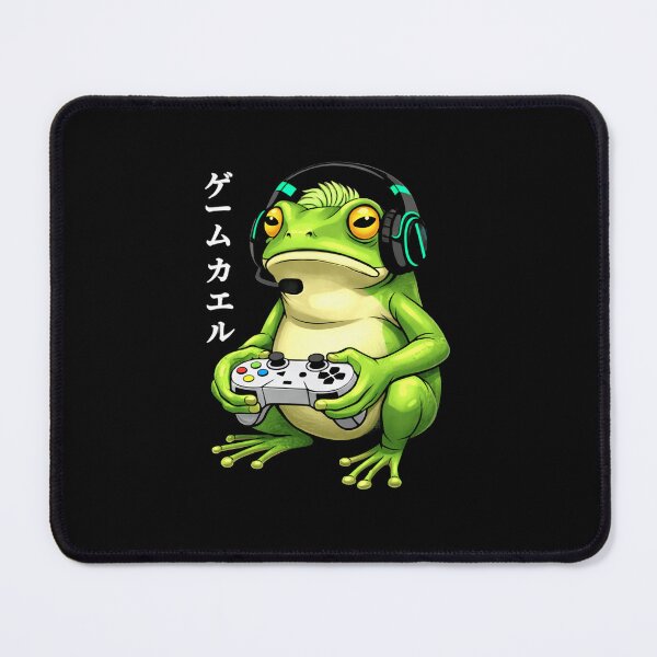 Item preview, Gamer Frog Japanese Gaming Frog Illustration designed and sold by MiALopezArt.