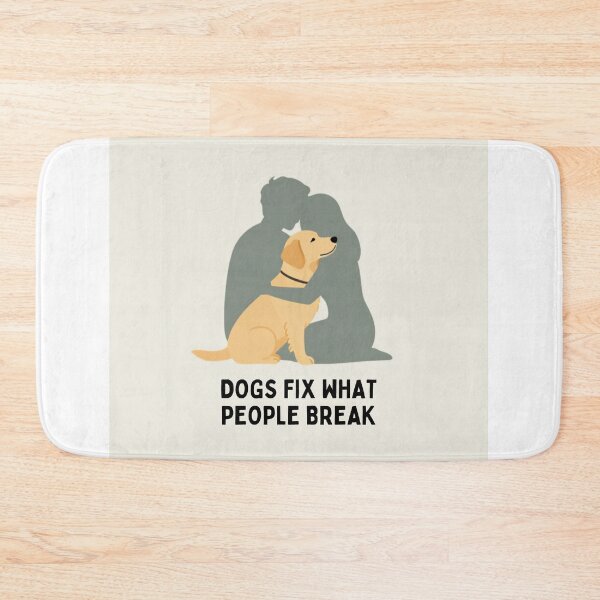 Item preview, Dogs Fix What People Break – Emotional Dog Lover Quote Design designed and sold by GoldenPaw Society.