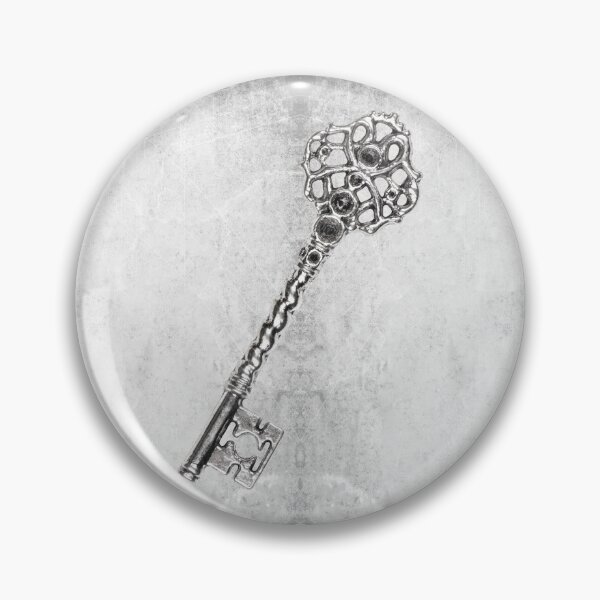Item preview, Silver Cross Quatrefoil Barley Twist Skeleton Key Gothic designed and sold by Ghoul Enterprises.