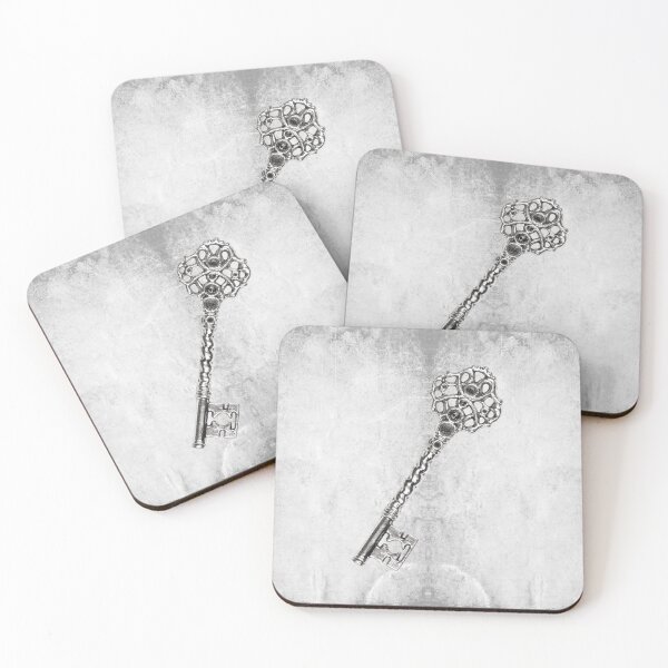 Item preview, Silver Cross Quatrefoil Barley Twist Skeleton Key Gothic designed and sold by Ghoul Enterprises.
