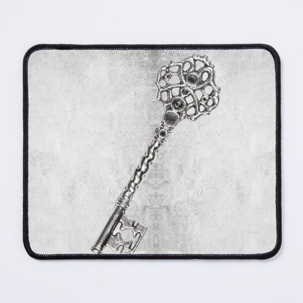 Item preview, Silver Cross Quatrefoil Barley Twist Skeleton Key Gothic designed and sold by Ghoul Enterprises.