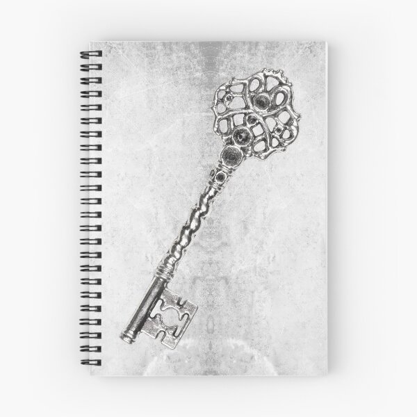 Item preview, Silver Cross Quatrefoil Barley Twist Skeleton Key Gothic designed and sold by Ghoul Enterprises.