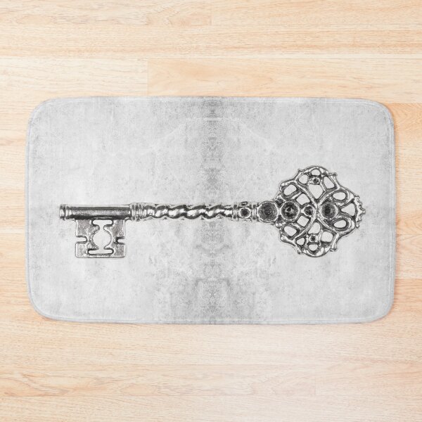 Item preview, Silver Cross Quatrefoil Barley Twist Skeleton Key Gothic designed and sold by Ghoul Enterprises.