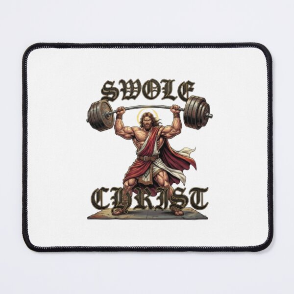 Item preview, Swole Christ Original Logo Gym Print designed and sold by Swole-Christ.