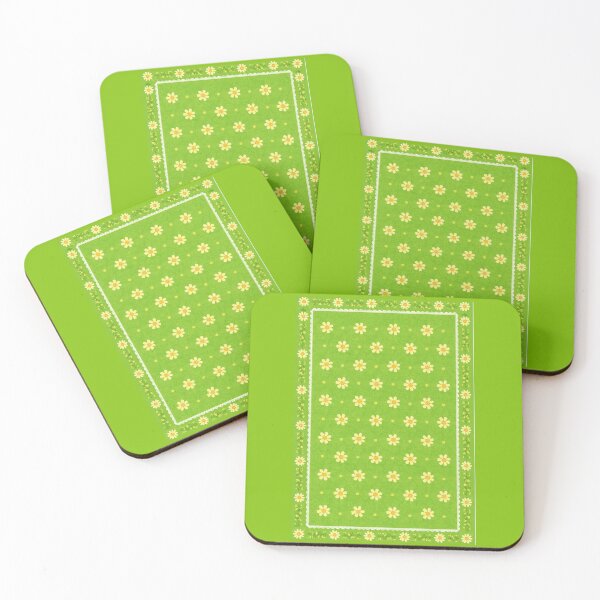Item preview, Green Cottage Daisy Quilt- Meadow Hill Inspired Floral designed and sold by Christina Lumenara.