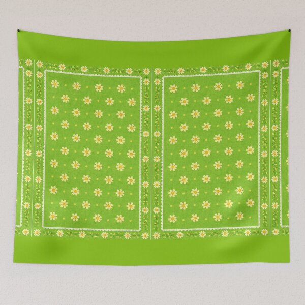 Item preview, Green Cottage Daisy Quilt- Meadow Hill Inspired Floral designed and sold by Christina Lumenara.