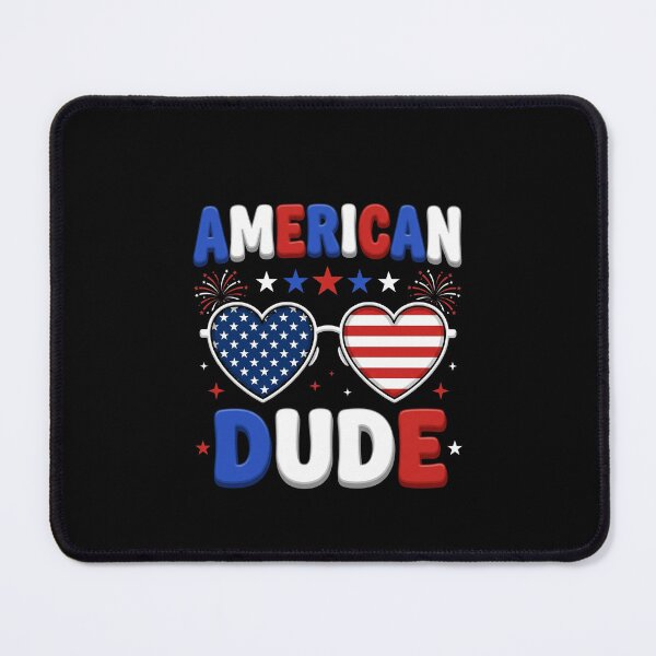 Item preview, American Dude USA Patriotic Men Fourth Of July designed and sold by SofenArt.