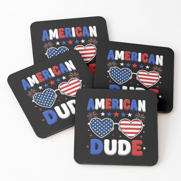 Item preview, American Dude USA Patriotic Men Fourth Of July designed and sold by SofenArt.