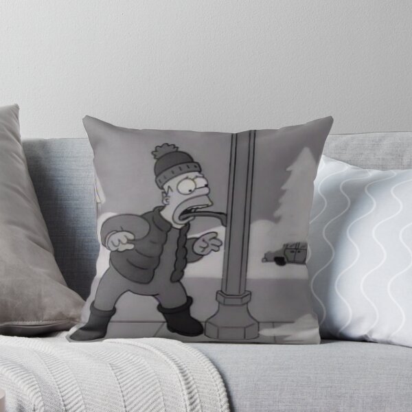 Item preview, Homer with his tongue frozen and stuck to a lamppost designed and sold by DohLab.