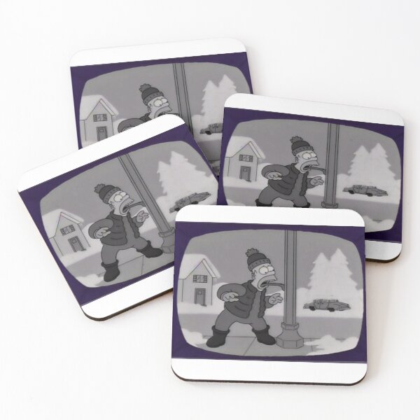 Item preview, Homer with his tongue frozen and stuck to a lamppost designed and sold by DohLab.