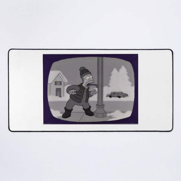 Item preview, Homer with his tongue frozen and stuck to a lamppost designed and sold by DohLab.