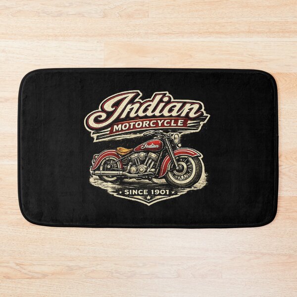 Item preview, Indian Motorcycle Since 1901 — Classic Red Vintage Biker designed and sold by IronRoadCo.
