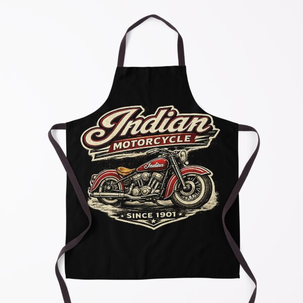 Item preview, Indian Motorcycle Since 1901 — Classic Red Vintage Biker designed and sold by IronRoadCo.