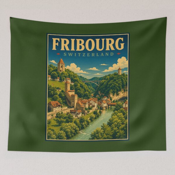 Item preview, Fribourg - Switzerland designed and sold by GoodOldVintage.