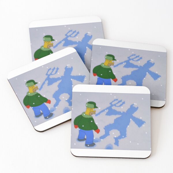 Item preview, Homer trying to make a snow angel funny cartoon  designed and sold by DohLab.