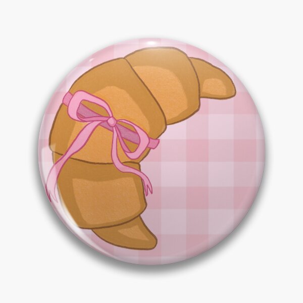 Item preview, Croissant with a bow  designed and sold by aimsillustrates.