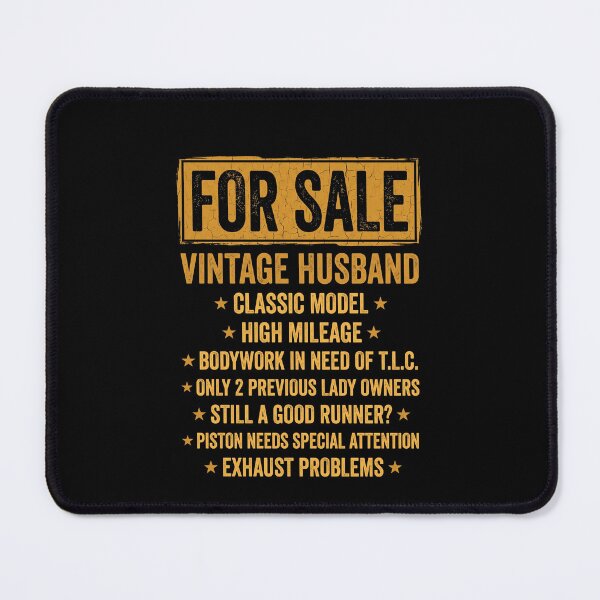 Item preview, For Sale Vintage Husband Funny Marriage Humor Wives Spouse Gift designed and sold by SofenArt.