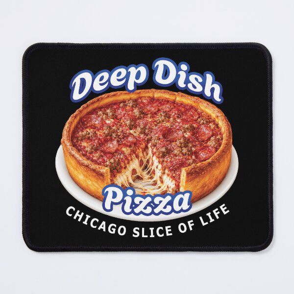 Item preview, Chicago Deep Dish Pizza - Funny Pizza Lover Food Pun Design designed and sold by merchxwear.