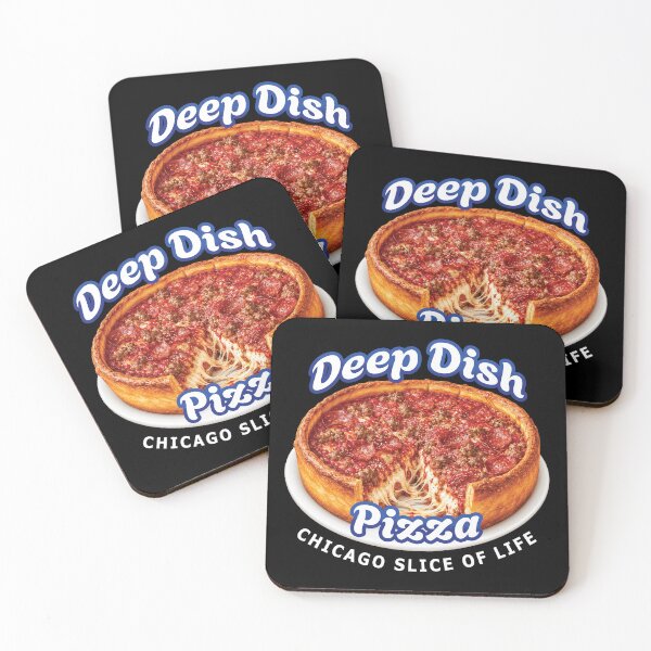 Item preview, Chicago Deep Dish Pizza - Funny Pizza Lover Food Pun Design designed and sold by merchxwear.