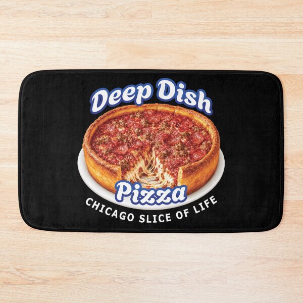 Item preview, Chicago Deep Dish Pizza - Funny Pizza Lover Food Pun Design designed and sold by merchxwear.