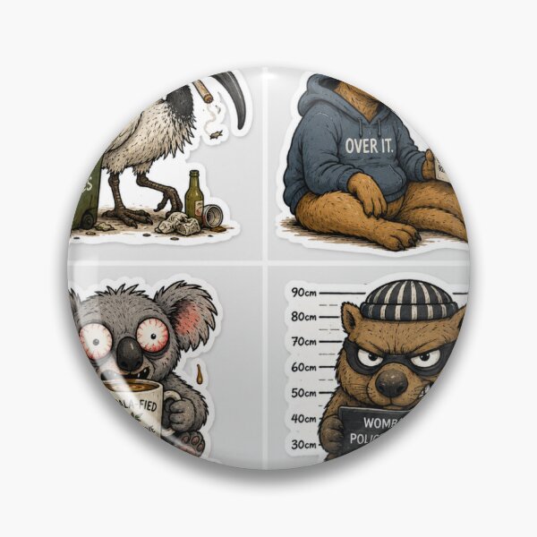 Item preview, Ugly Cute Australian Animals designed and sold by Bshopplus.
