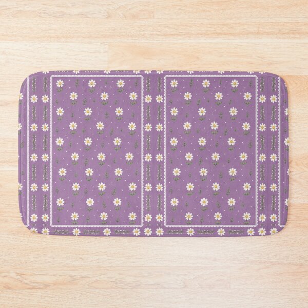 Item preview, Purple Cottage Daisy Quilt- Meadow Hill Inspired Floral designed and sold by Christina Lumenara.