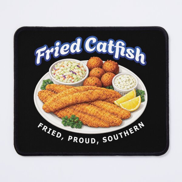 Item preview, Fried Catfish Southern Seafood, Funny Southern Food Lover designed and sold by merchxwear.