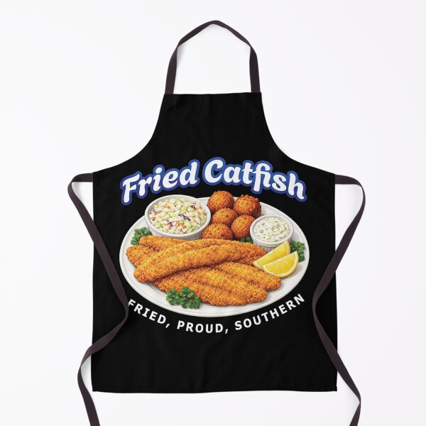 Item preview, Fried Catfish Southern Seafood, Funny Southern Food Lover designed and sold by merchxwear.