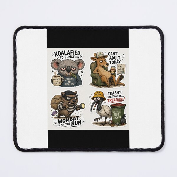 Item preview, Ugly Cute Australian Animal Stickers designed and sold by Bshopplus.