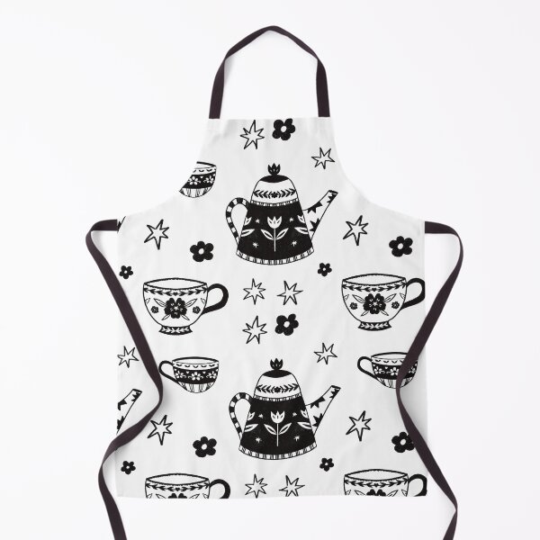 Item preview, tea pots and cups designed and sold by aimsillustrates.