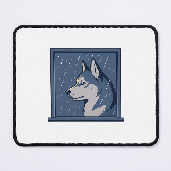 Item preview, Minimalist Wolf in Wild Nature Art - Boho Geometric Forest Landscape designed and sold by PictoVibe.