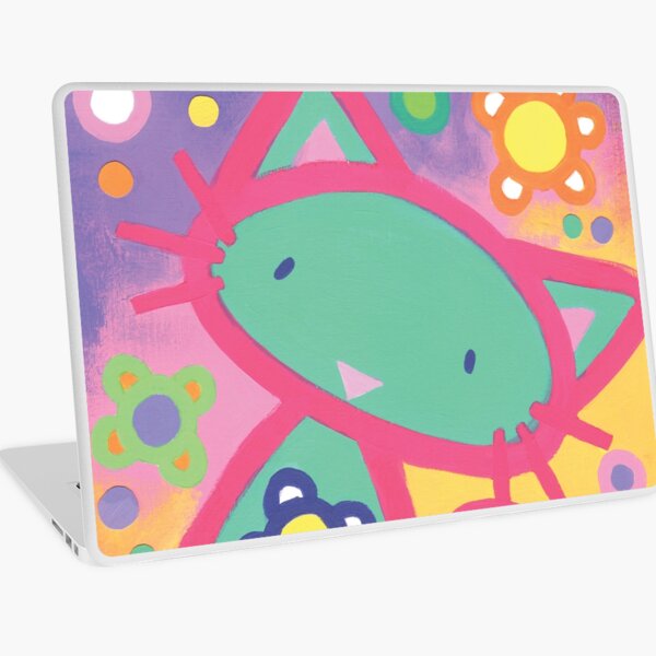 Minty Kitty Laptop Skin